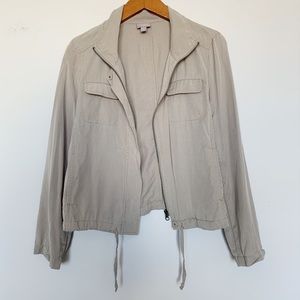 J. Jill Tencel Olive Green Jacket
